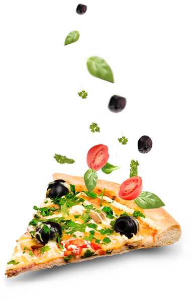 Pizza com Temperos Caindo
